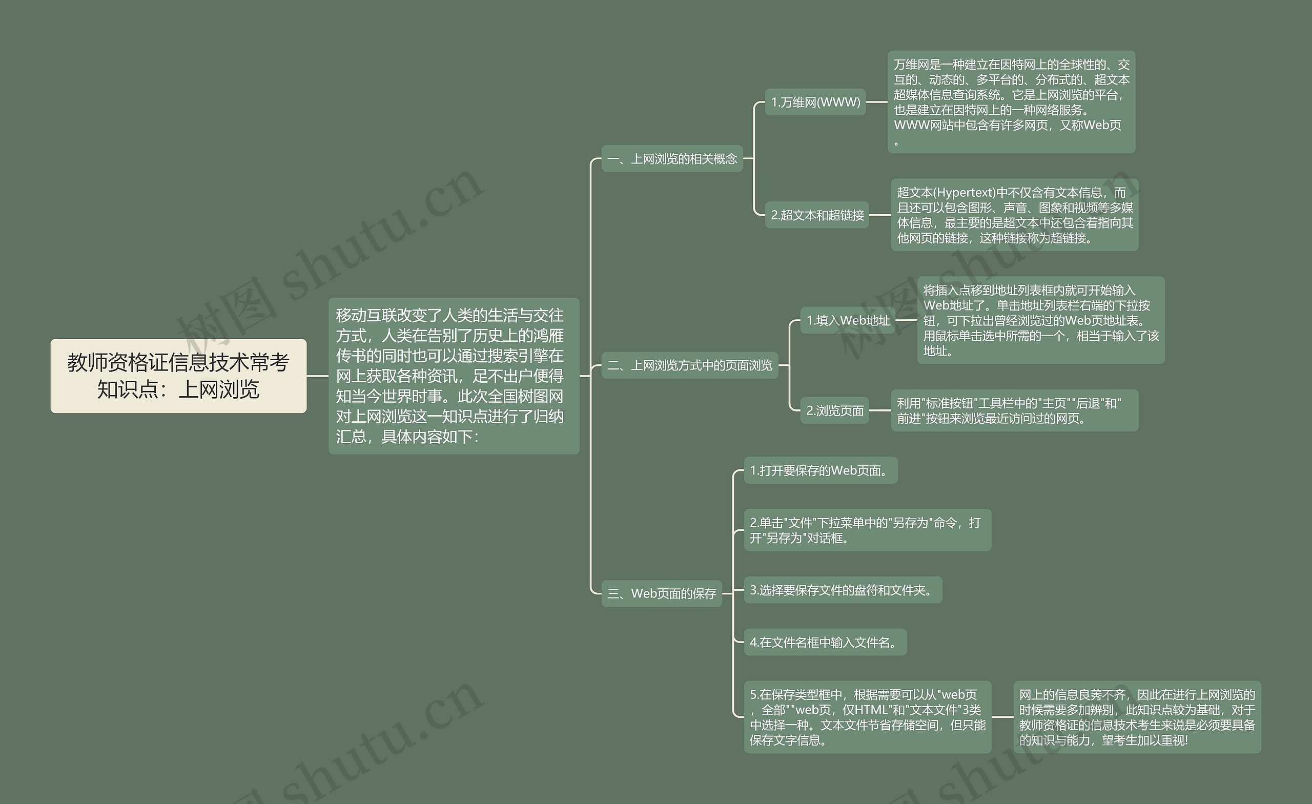 教师资格证信息技术常考知识点：上网浏览