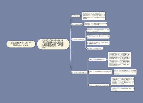 思想品德备考知识点：中国特色的政党制度