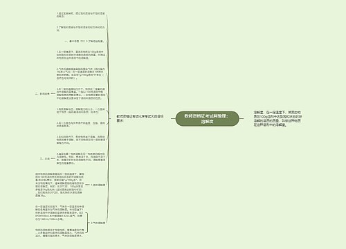 教师资格证考试网整理：溶解度