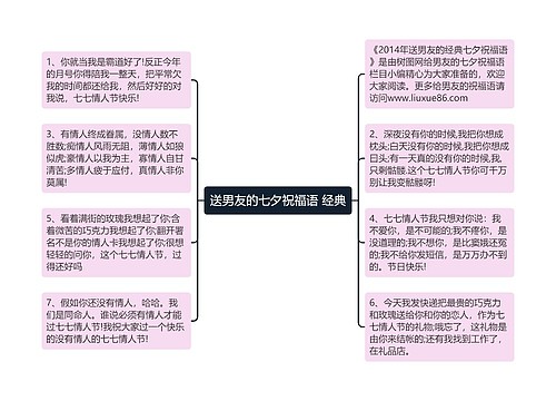 送男友的七夕祝福语 经典