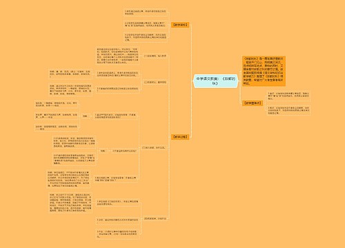 中学语文教案：《故都的秋》