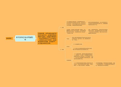 教师资格证考试网整理：磁