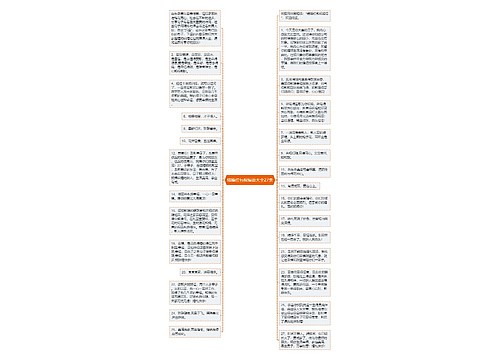结婚红包祝福语大全27条思维导图