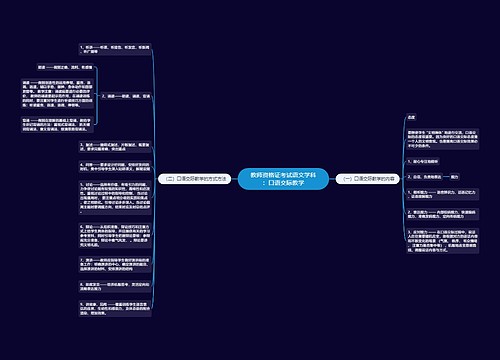 教师资格证考试语文学科：口语交际教学