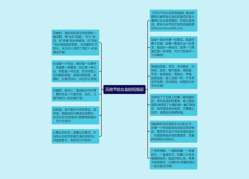 元宵节给女友的祝福语
