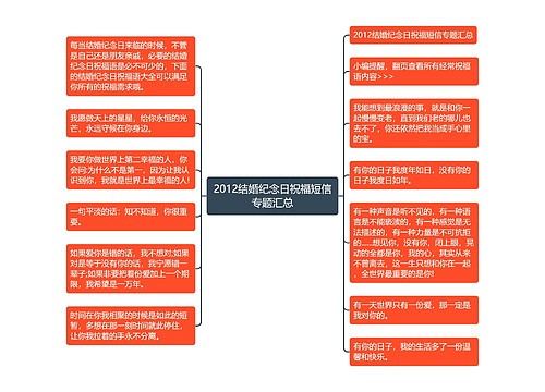 2012结婚纪念日祝福短信专题汇总 2012结婚纪念日祝福短信专题汇总