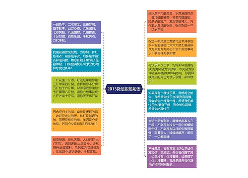 2013微信祝福短语
