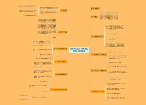 数学学科知识：数学的基本特点和发展历史