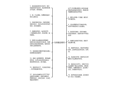 520表白情书