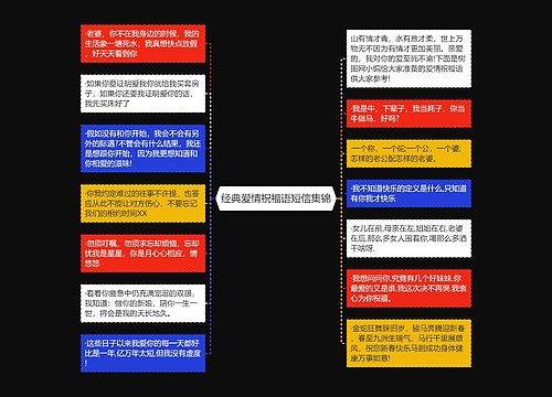 经典爱情祝福语短信集锦