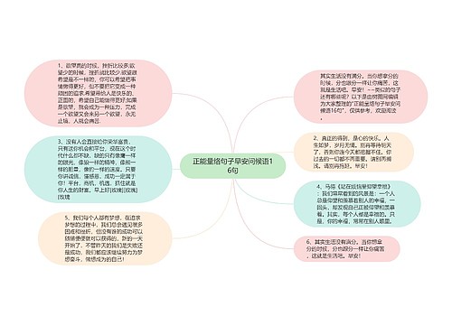 正能量络句子早安问候语16句