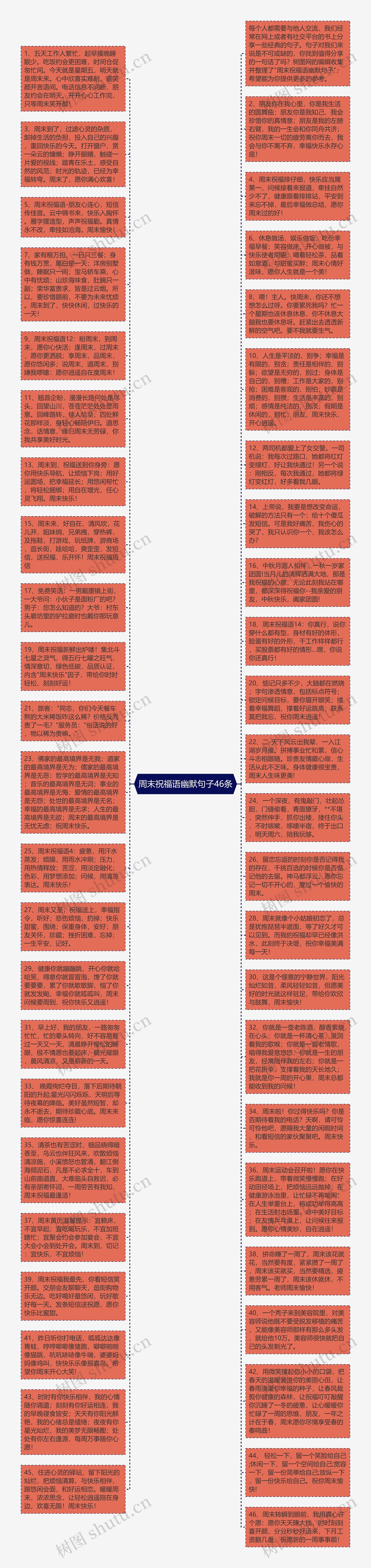 周末祝福语幽默句子46条