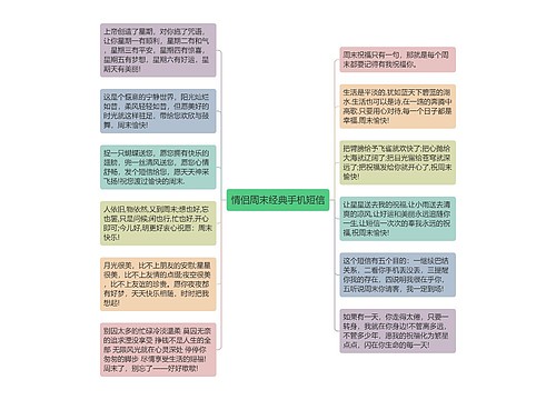 情侣周末经典手机短信