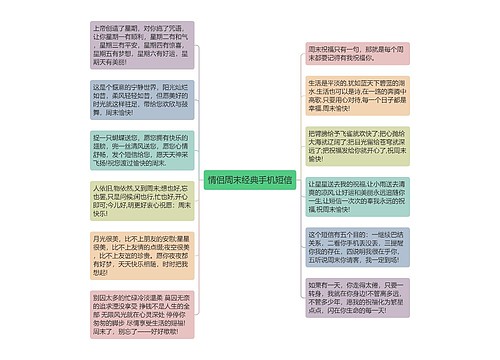 情侣周末经典手机短信