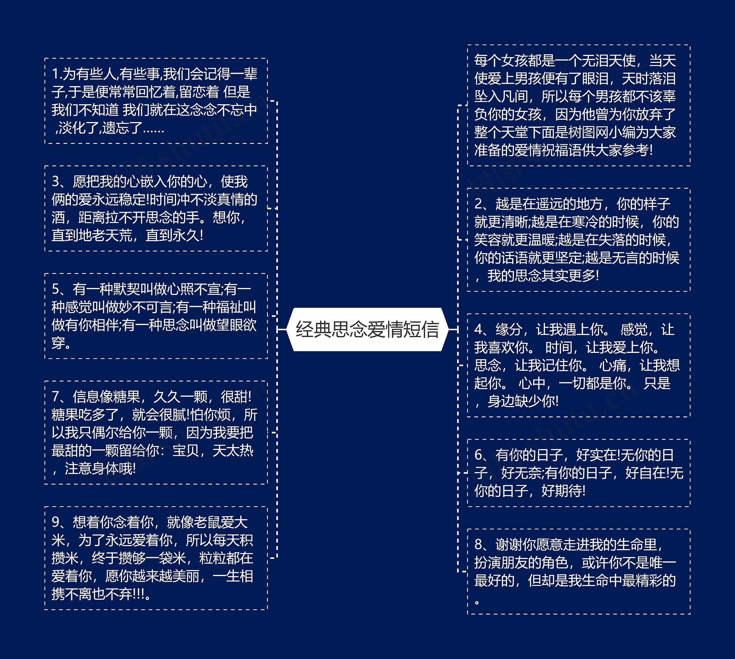 经典思念爱情短信