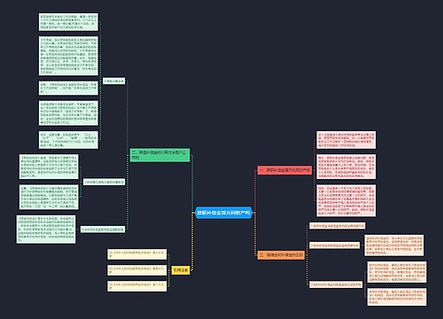 辞职补偿金算共同财产吗思维导图