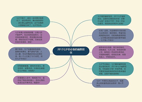 2012七夕你必备的幽默短信