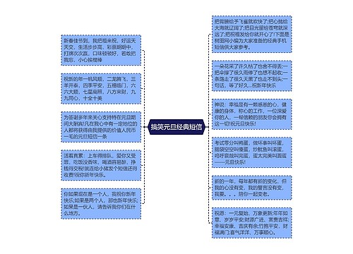 搞笑元旦经典短信