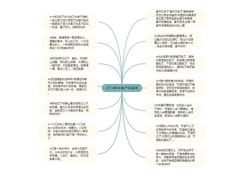 2014新年客户祝福语