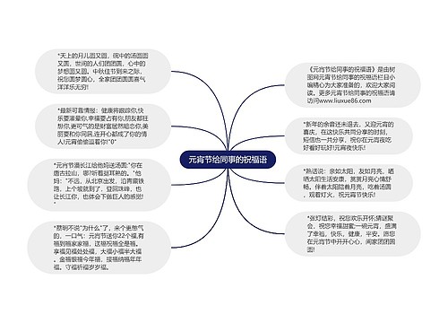 元宵节给同事的祝福语