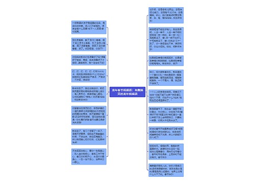 龙年春节祝福语：有趣搞笑的龙年祝福语思维导图