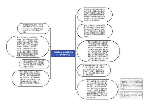 2011司考考前一月复习辅导：巧妙利用真题