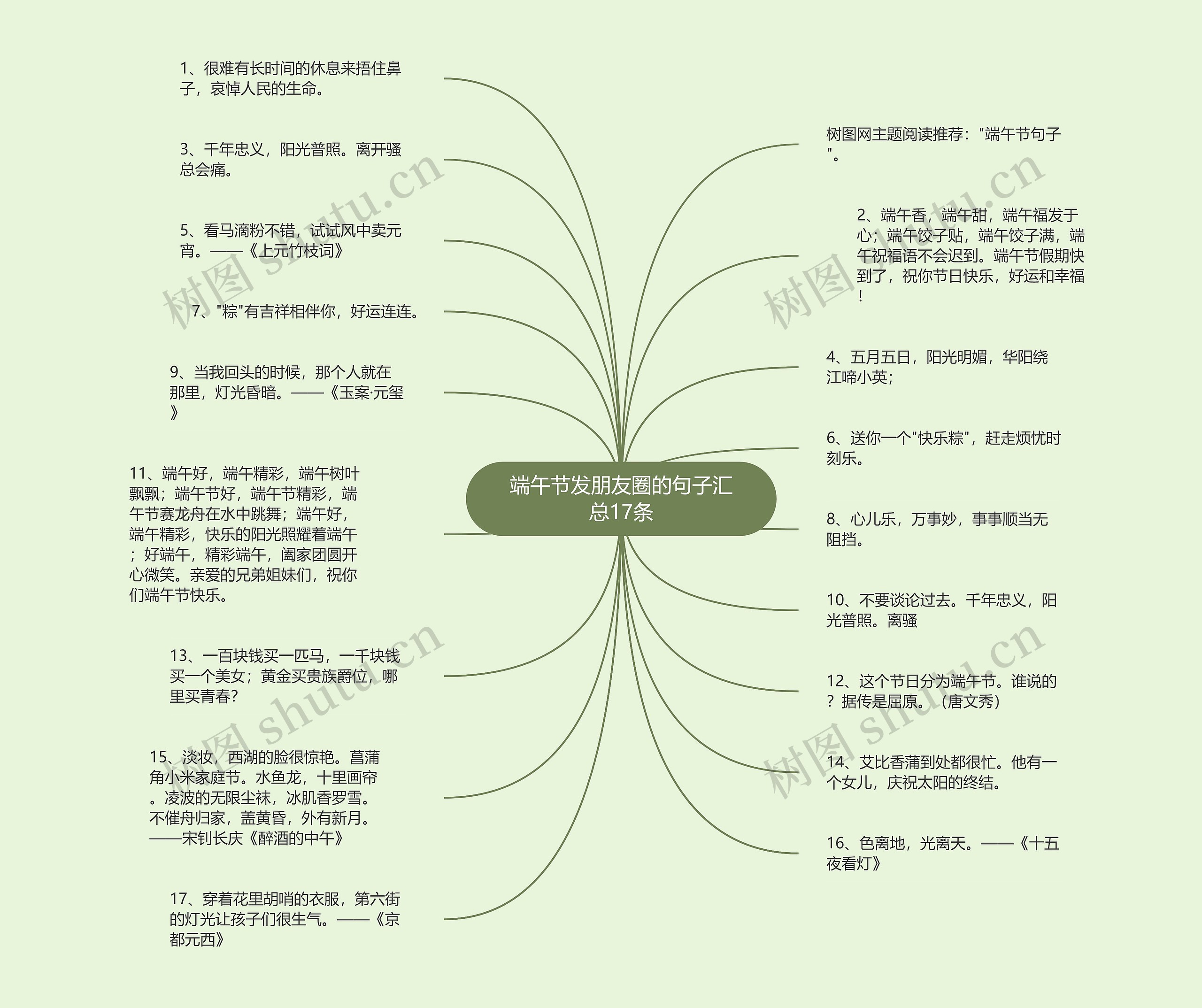 端午节发朋友圈的句子汇总17条