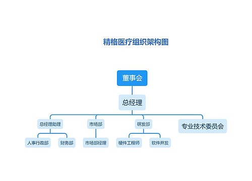 精格医疗组织架构图