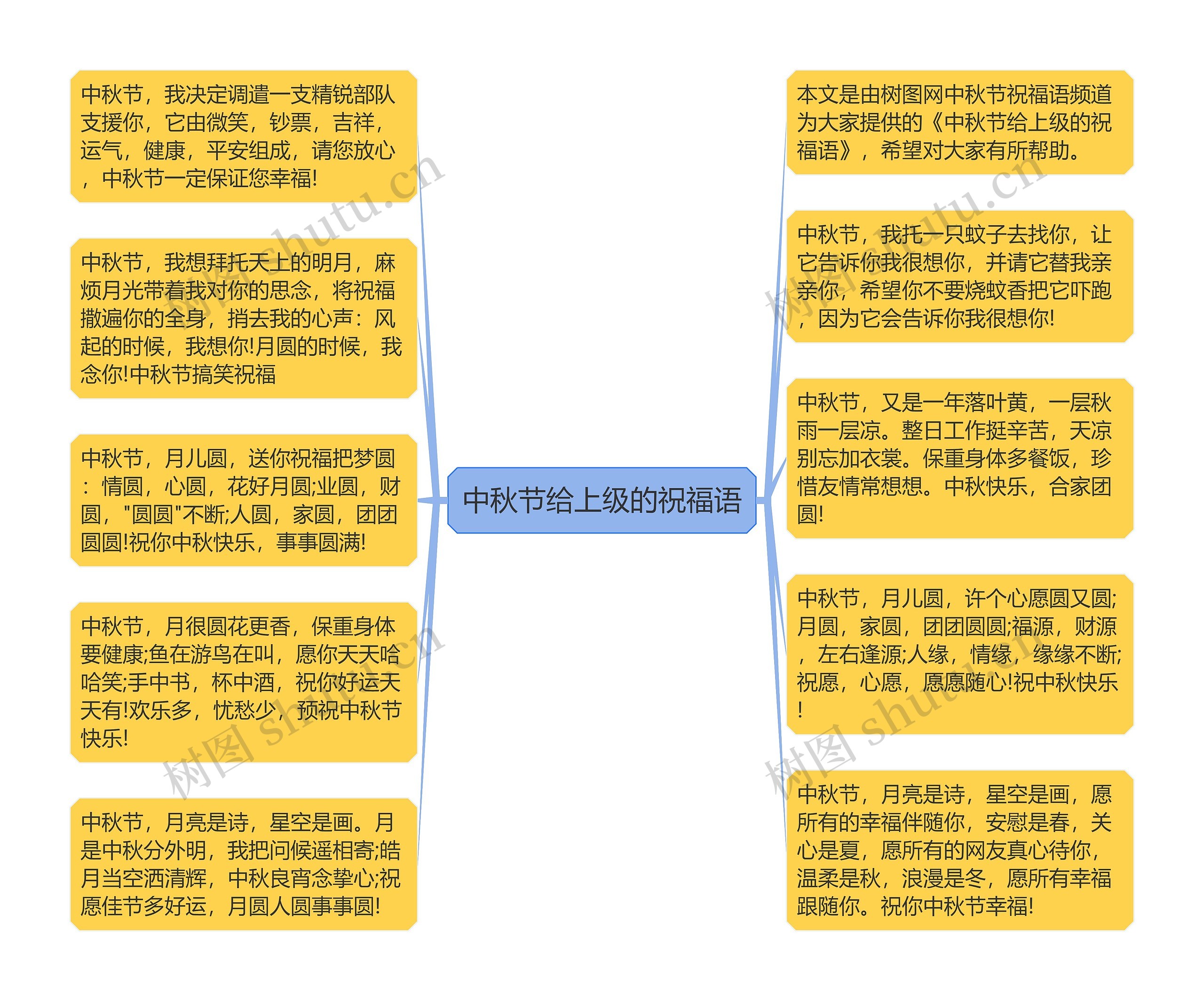 中秋节给上级的祝福语