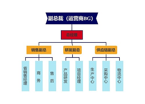 副总裁（运营商BG）组织架构图