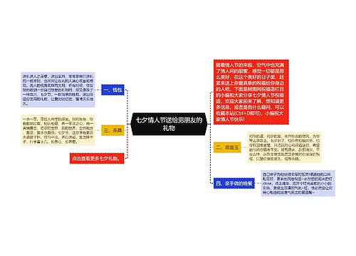 七夕情人节送给男朋友的礼物