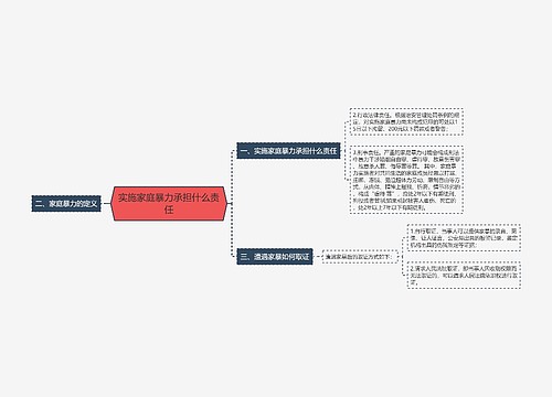 实施家庭暴力承担什么责任