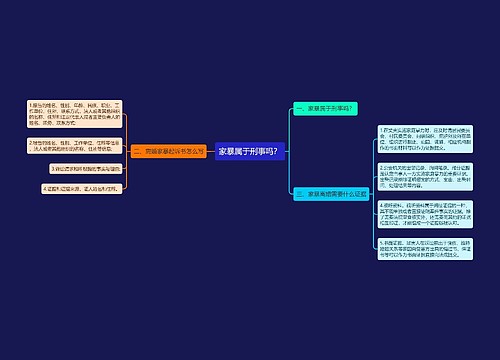 家暴属于刑事吗？