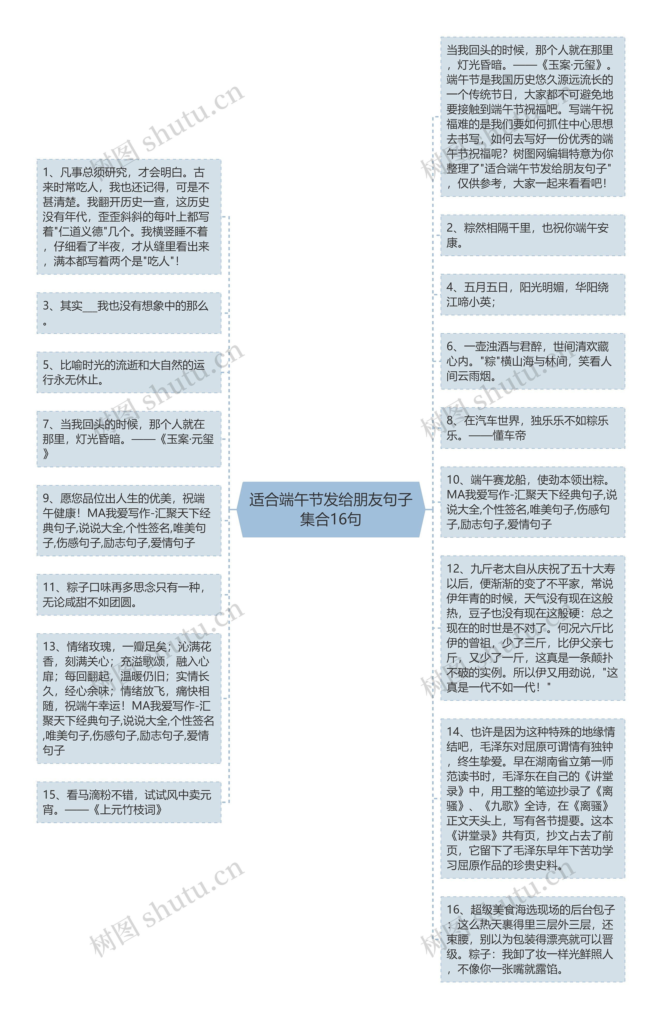 适合端午节发给朋友句子集合16句