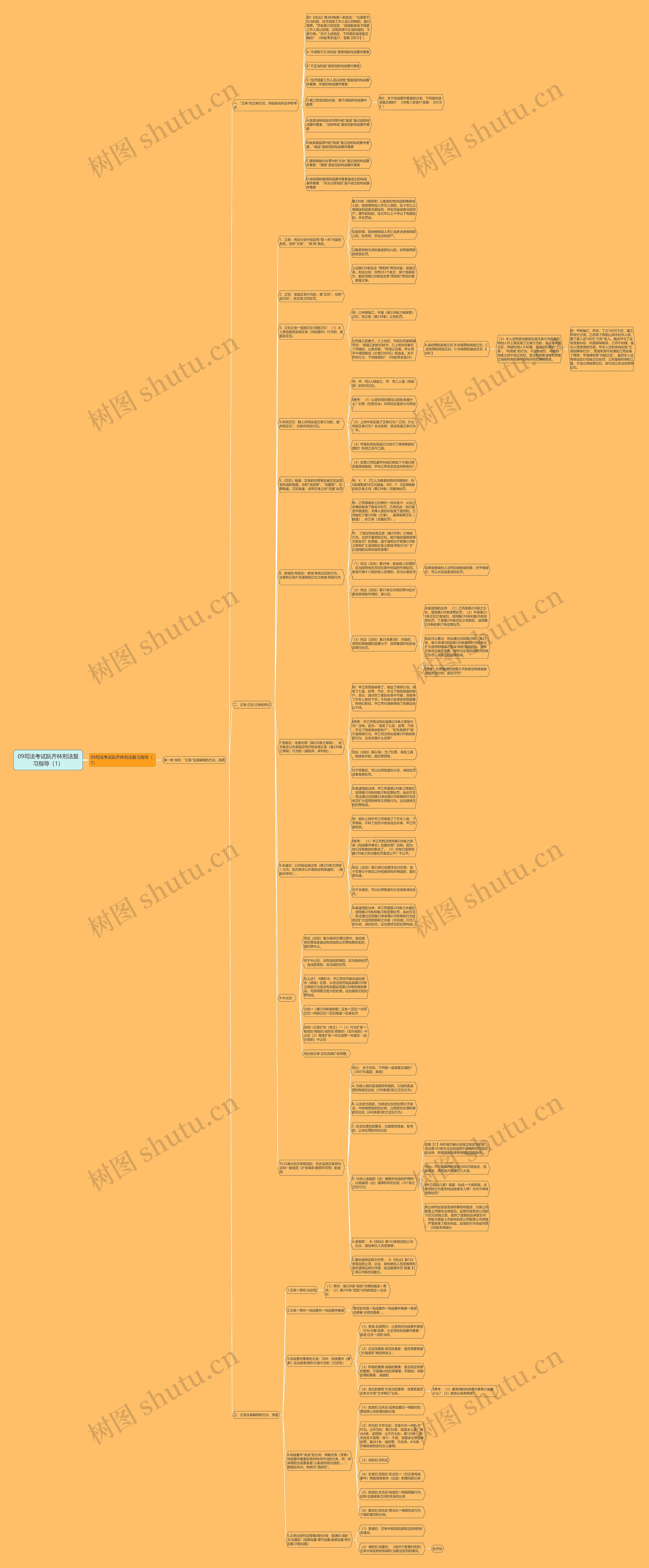 09司法考试阮齐林刑法复习指导（1）思维导图