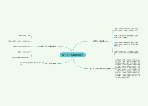 如何制止家庭暴力发生