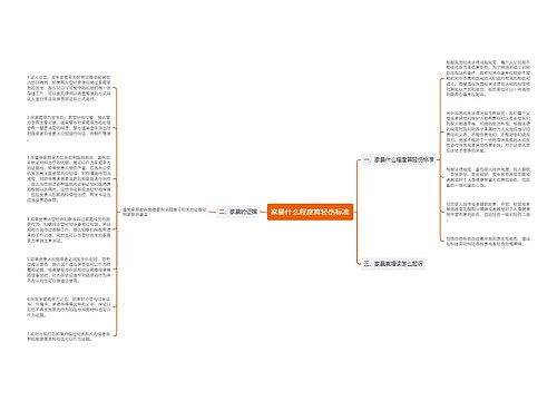 家暴什么程度算轻伤标准思维导图