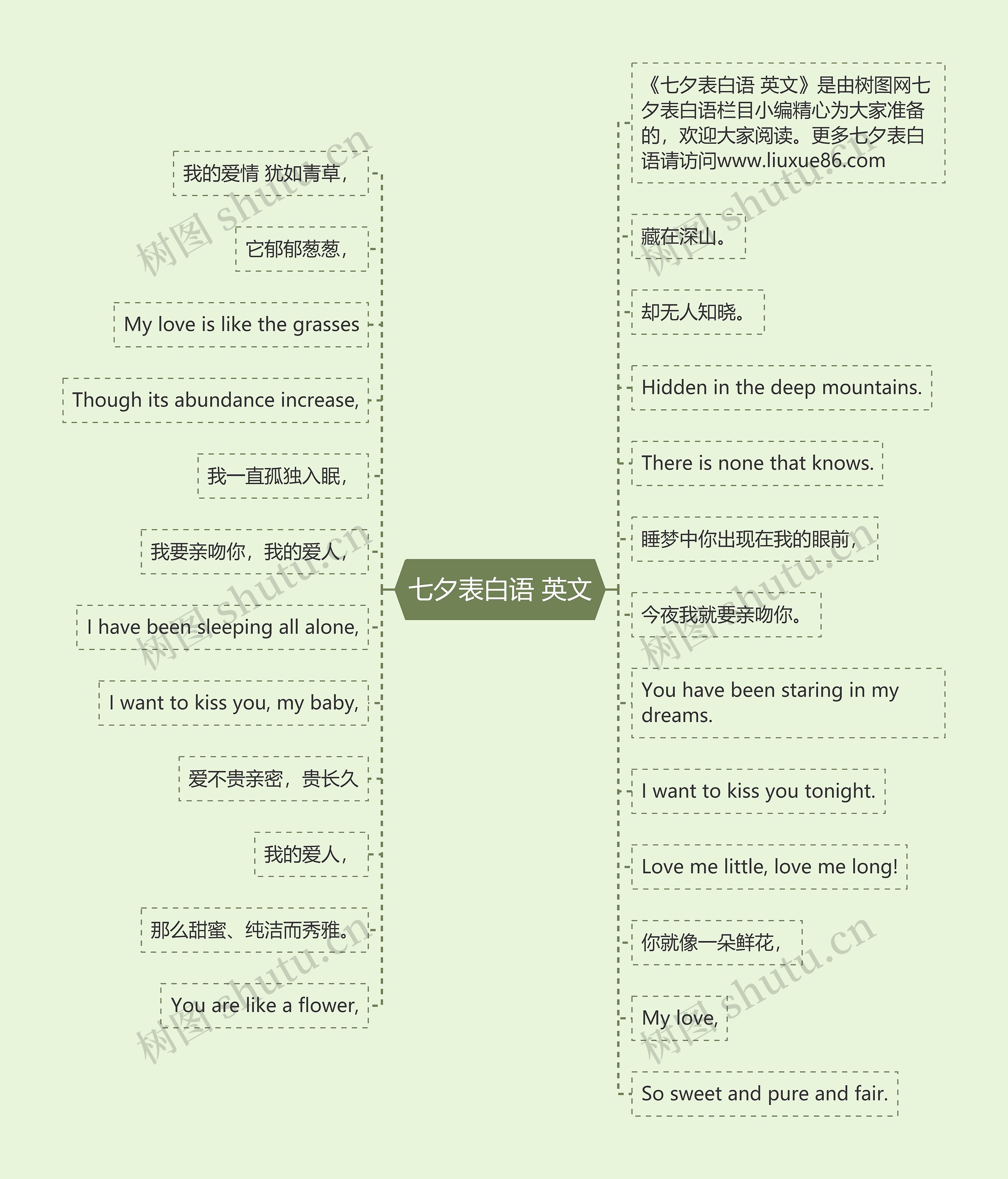 七夕表白语 英文