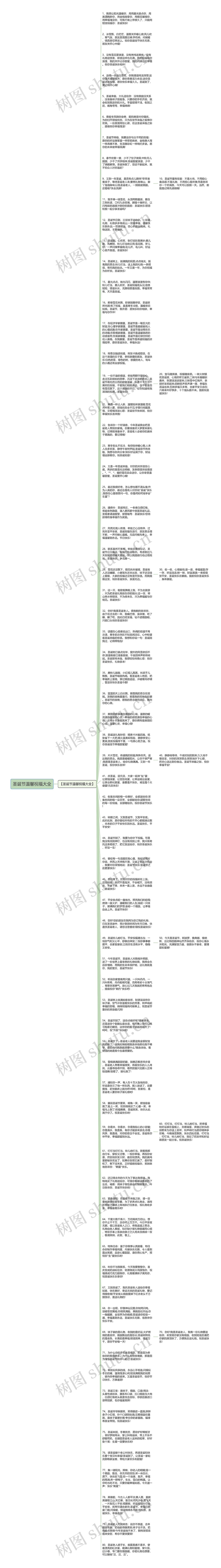 圣诞节温馨祝福大全思维导图