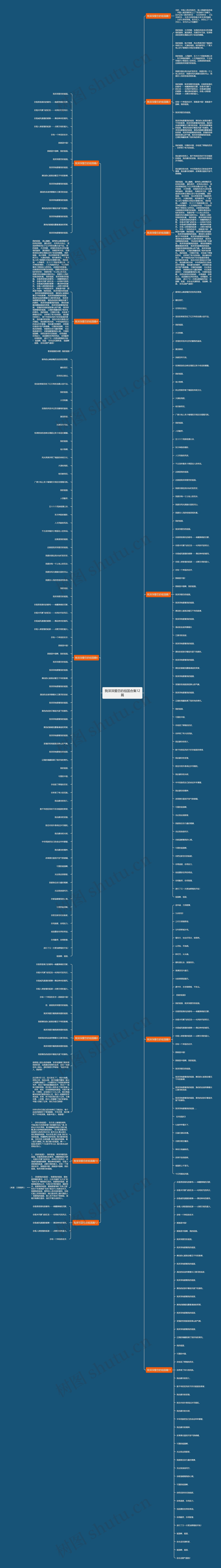 我深深爱恋的祖国合集12篇思维导图