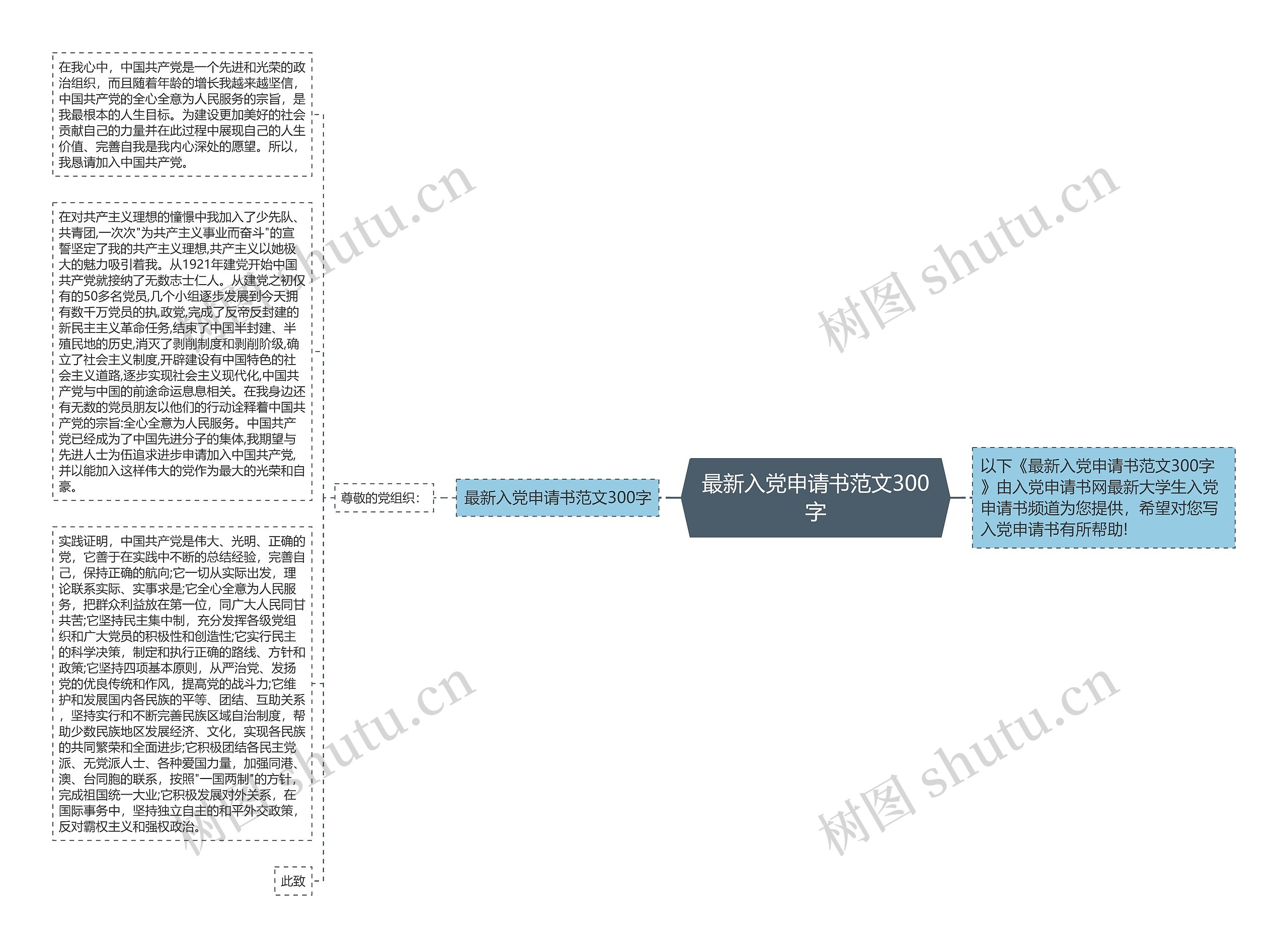 最新入党申请书范文300字