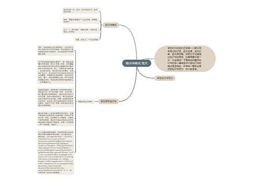 检讨书格式 范文