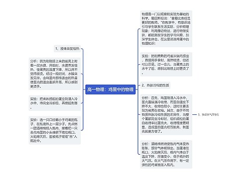 高一物理：鸡蛋中的物理