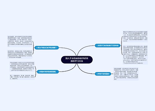 别人不会告诉你的学好英语的学习方法