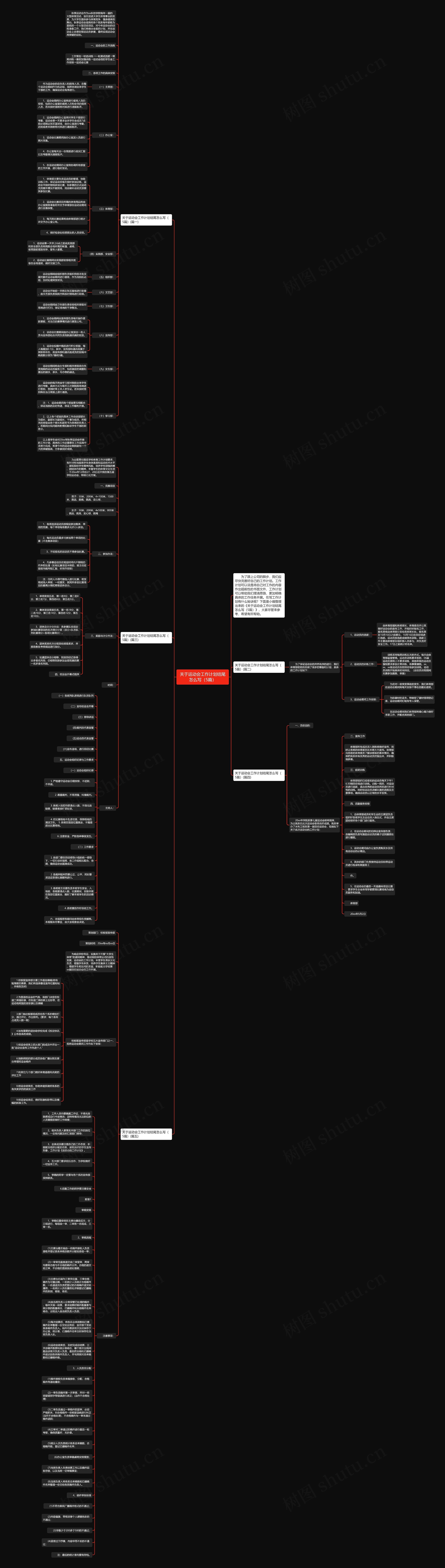 关于运动会工作计划结尾怎么写（5篇）思维导图