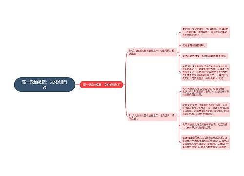 高一政治教案：文化创新(3)