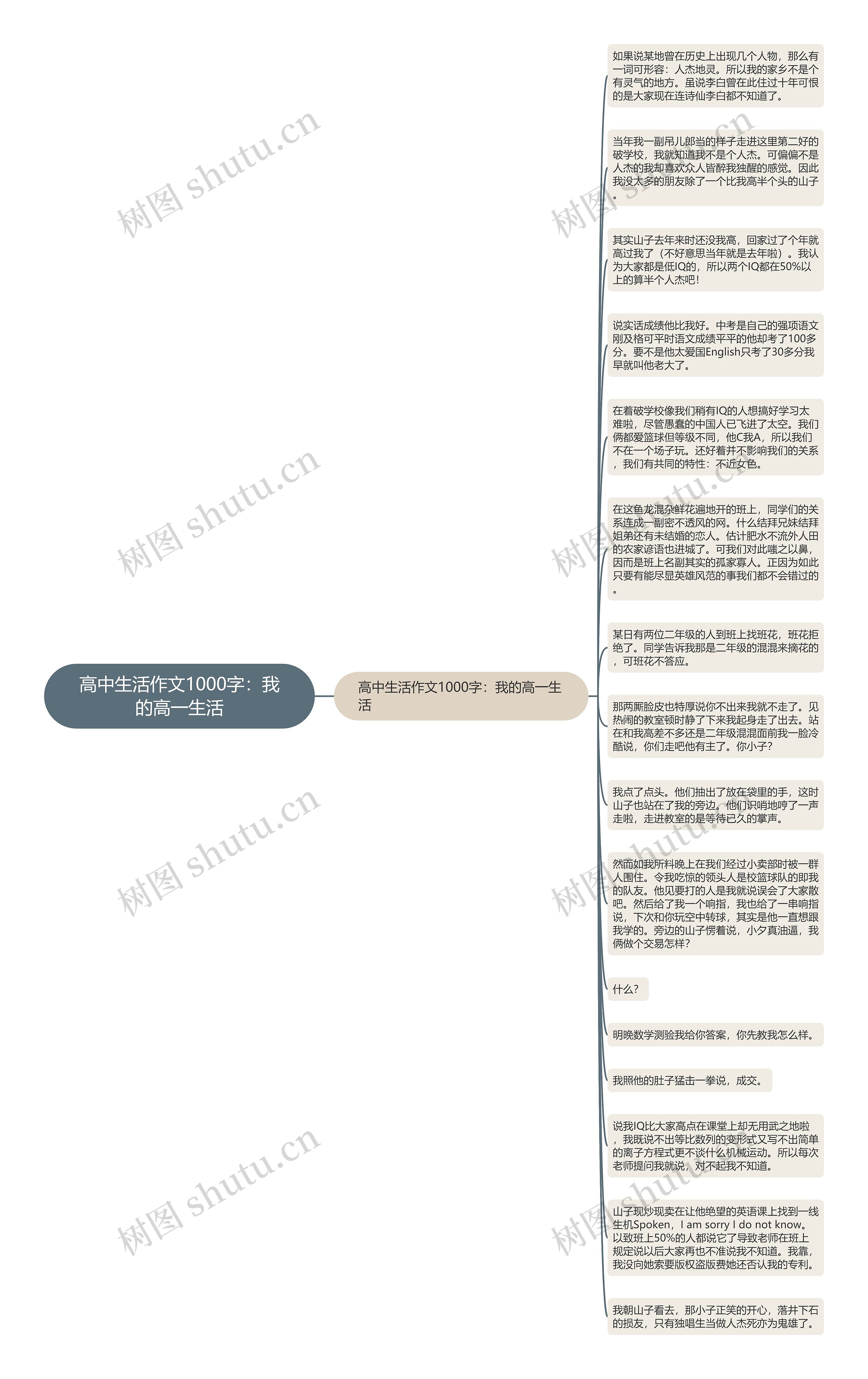 高中生活作文1000字：我的高一生活