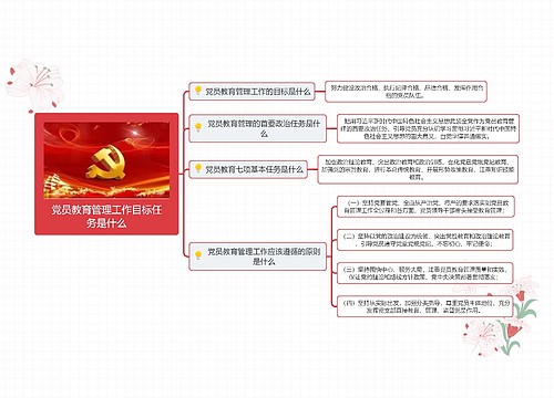 党员教育管理工作目标任务是什么