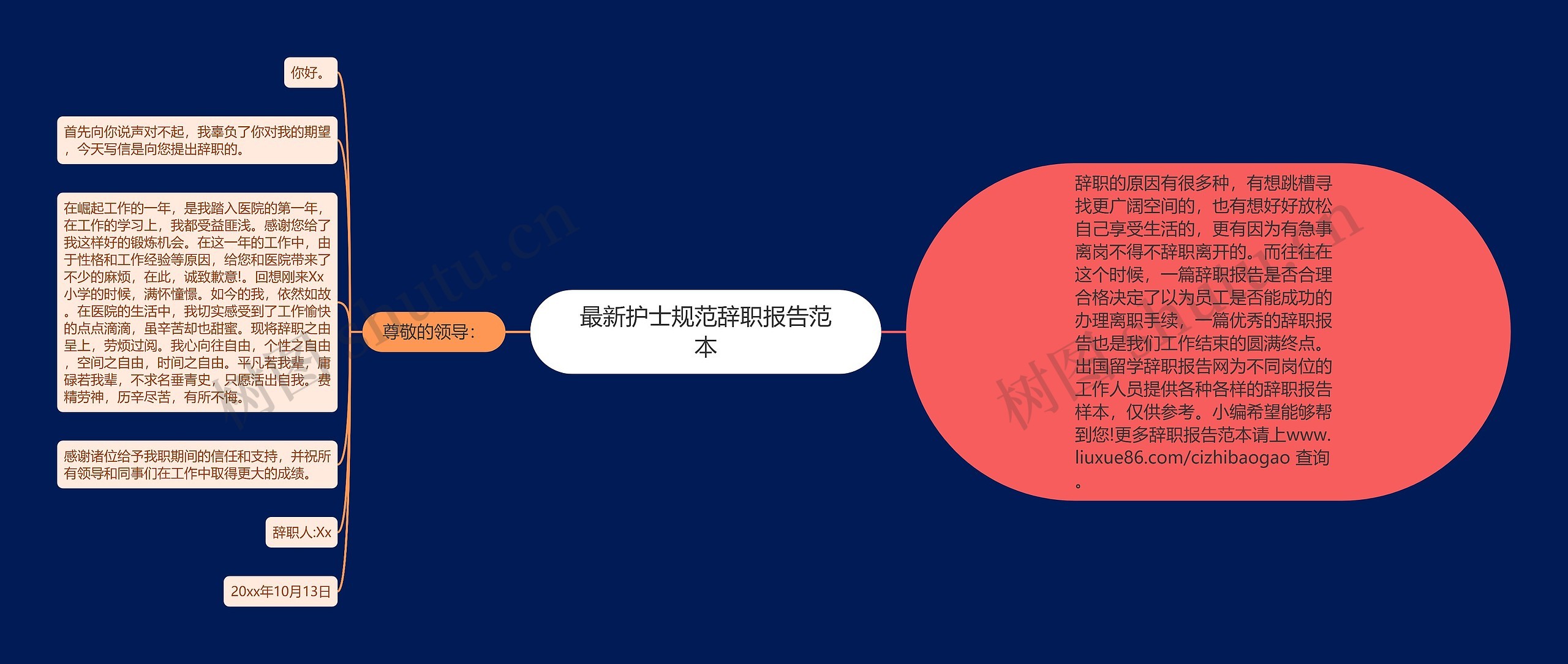 最新护士规范辞职报告范本