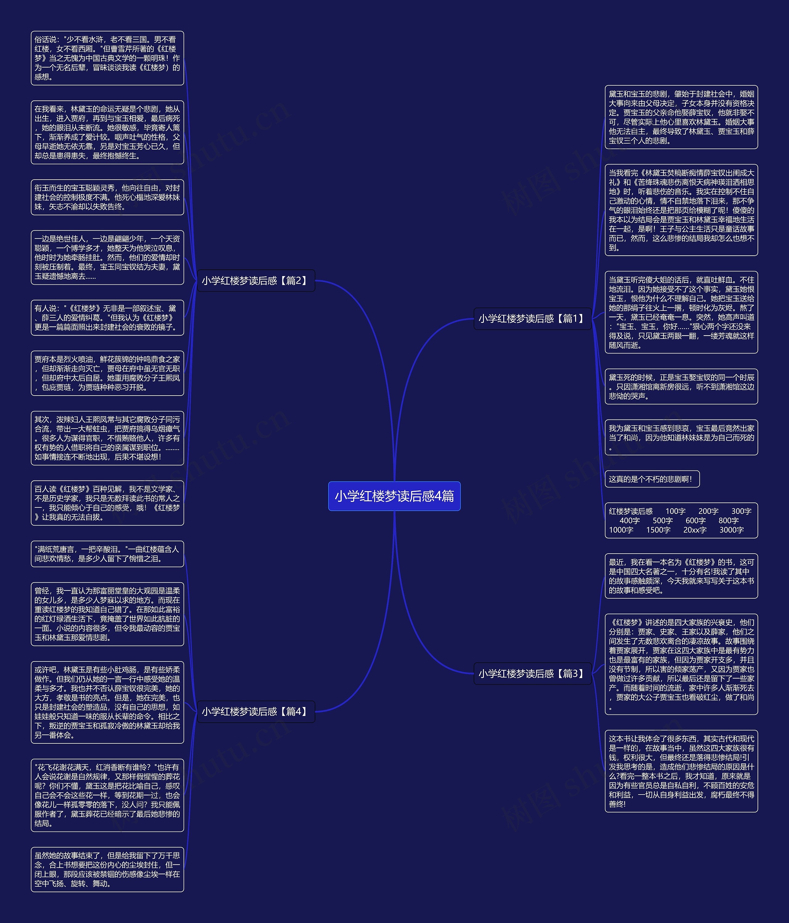 小学红楼梦读后感4篇
